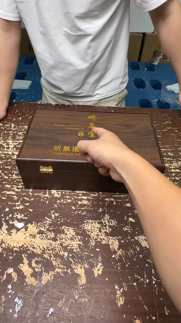 【闪购商品】听泉堂天命玄鸟一壶六杯瓷胎包银@@@@@@@@@@