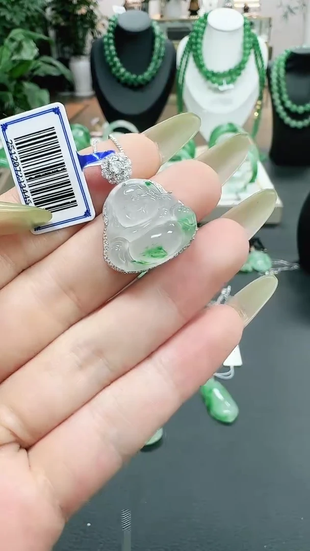 未镶嵌1石英质玉（非洲翠）/9258