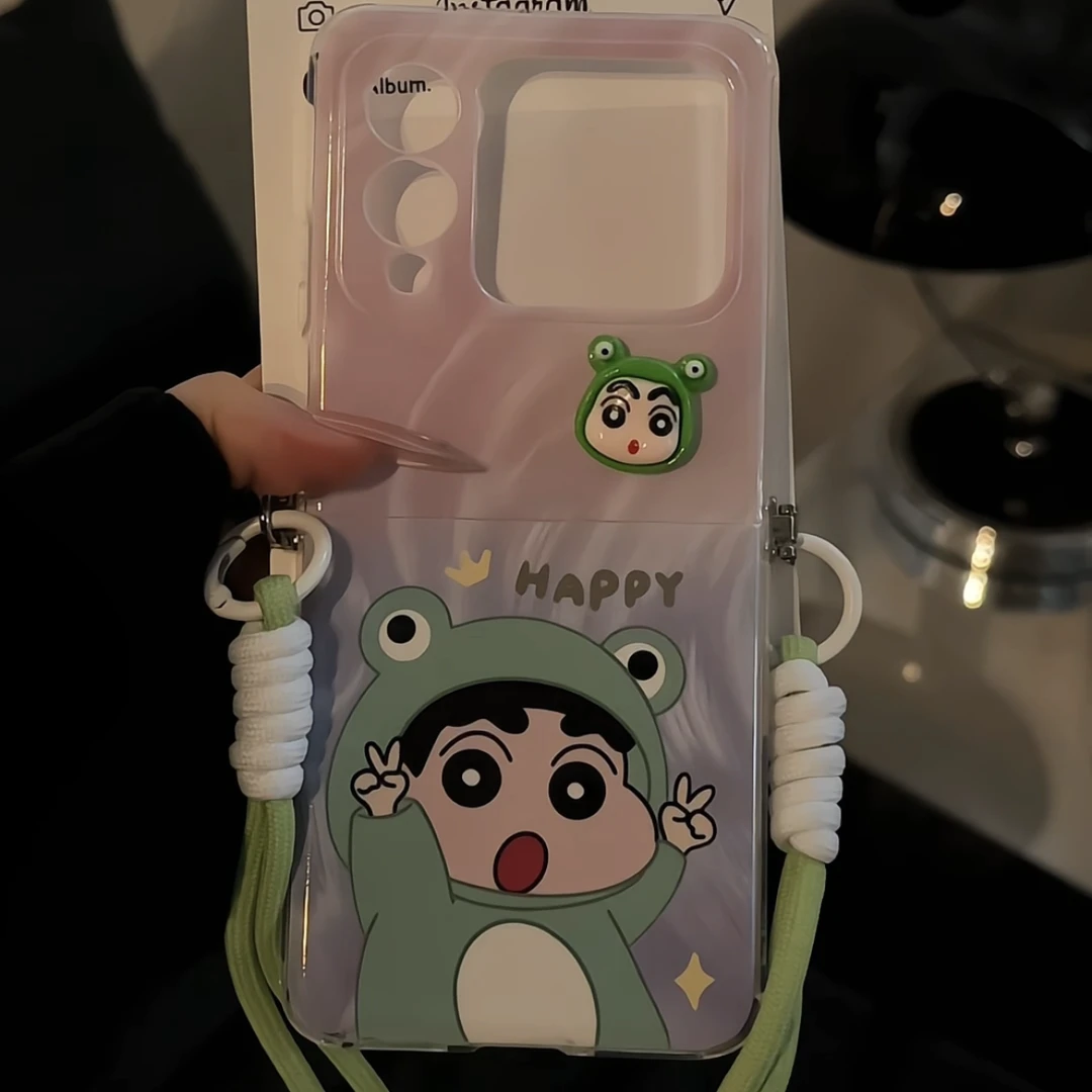 （华为NOVAflip系列）折叠屏适用华为novaflip手机壳青蛙小新防摔壳