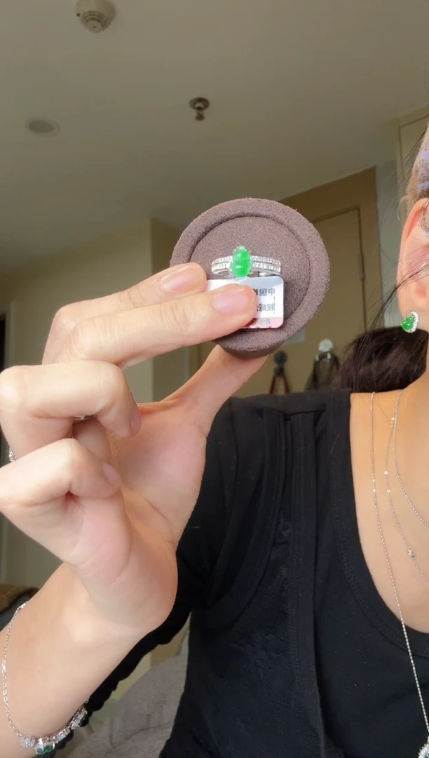 【闪购商品】翡翠戒指银S925镶嵌葫芦戒指