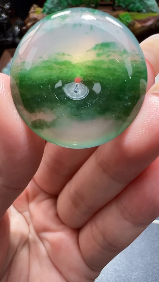 颈饰未镶嵌翡翠扣子30.5/5.9mm