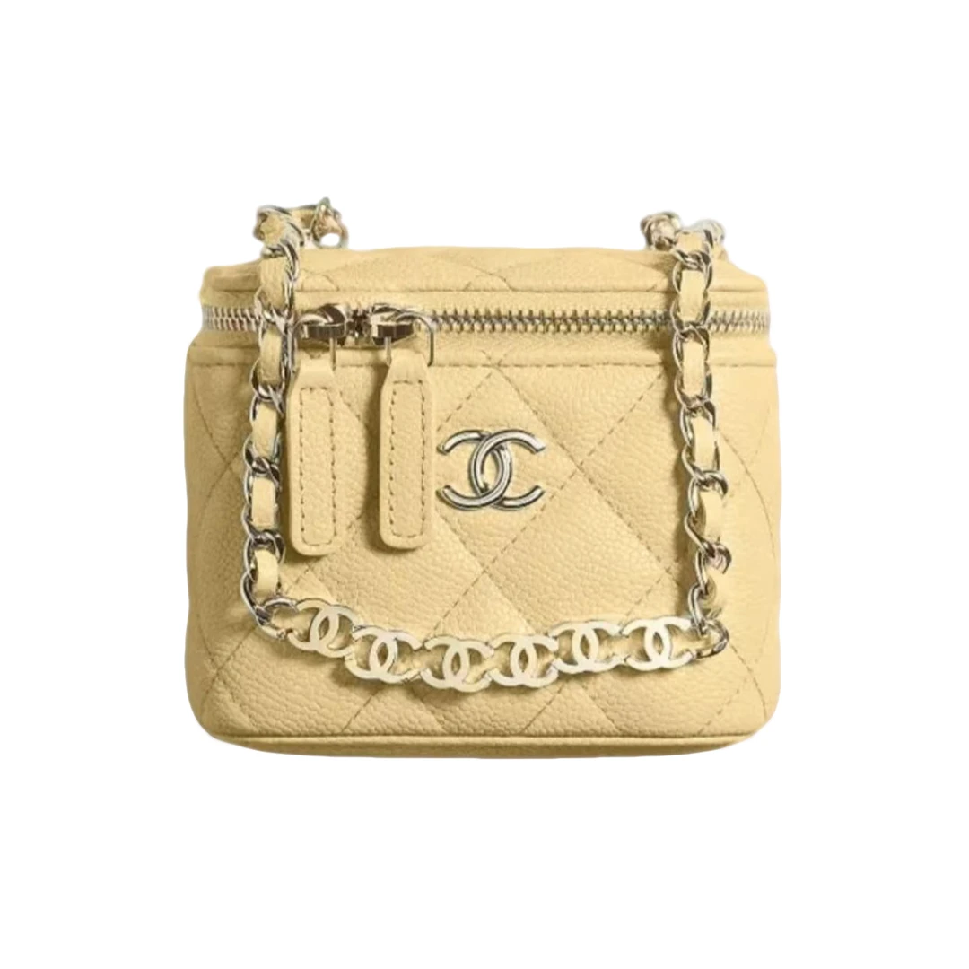 95新 Chanel/香奈儿 安洁利 香奈儿化妆盒斜挎包