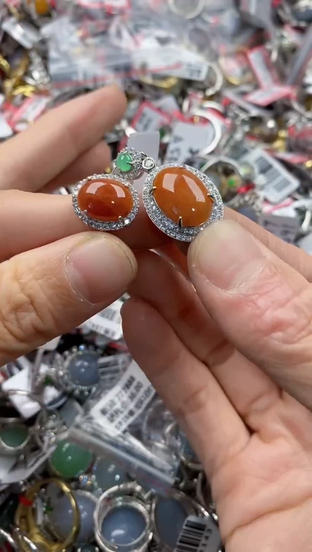 银S925镶嵌戒指翡翠333------5