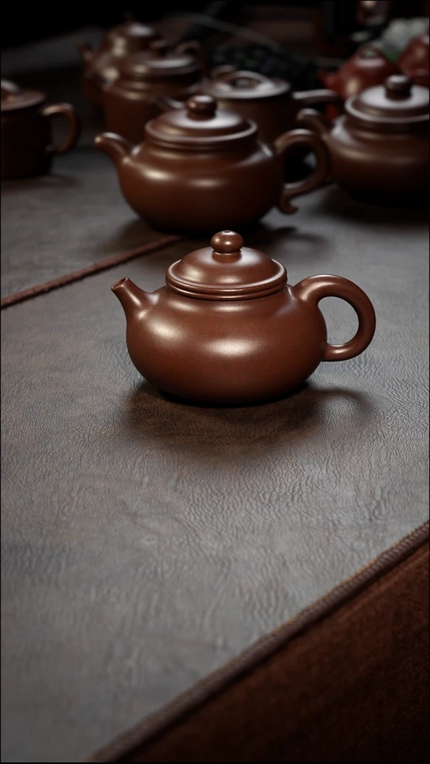 茶壶紫砂壶·21老紫泥容天190cc