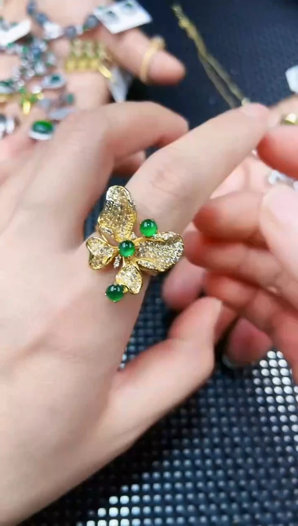 【闪购商品】翡翠戒指未镶嵌11111111111