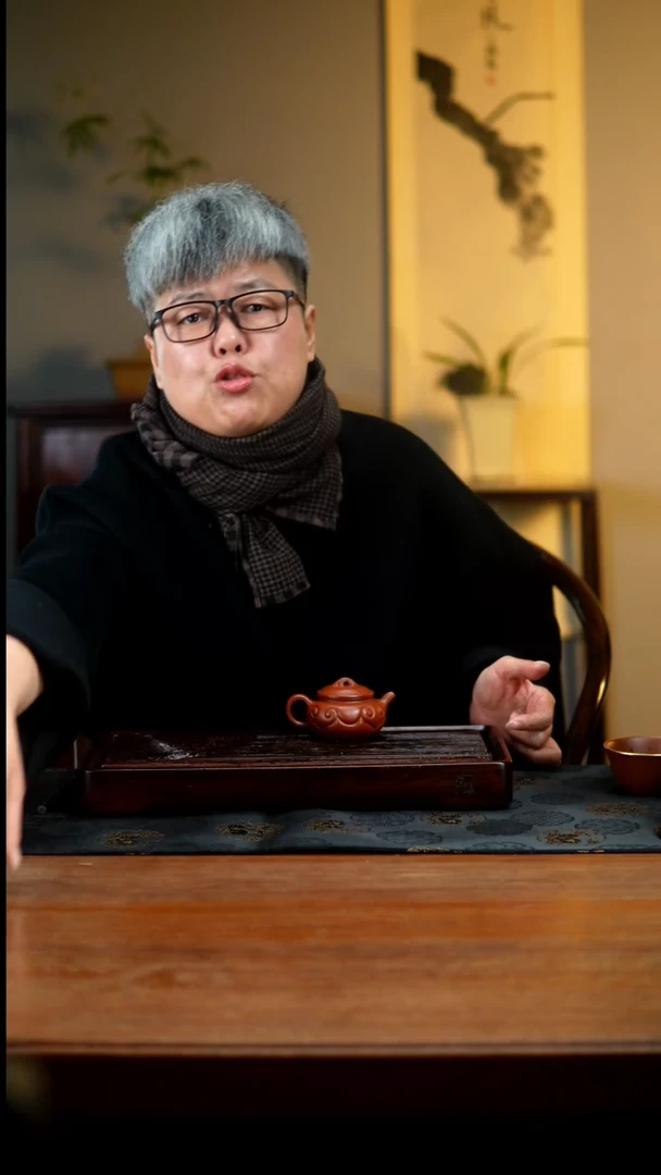 【闪购商品】紫砂茶壶120cc黄龙山原矿朱泥仿古如意5