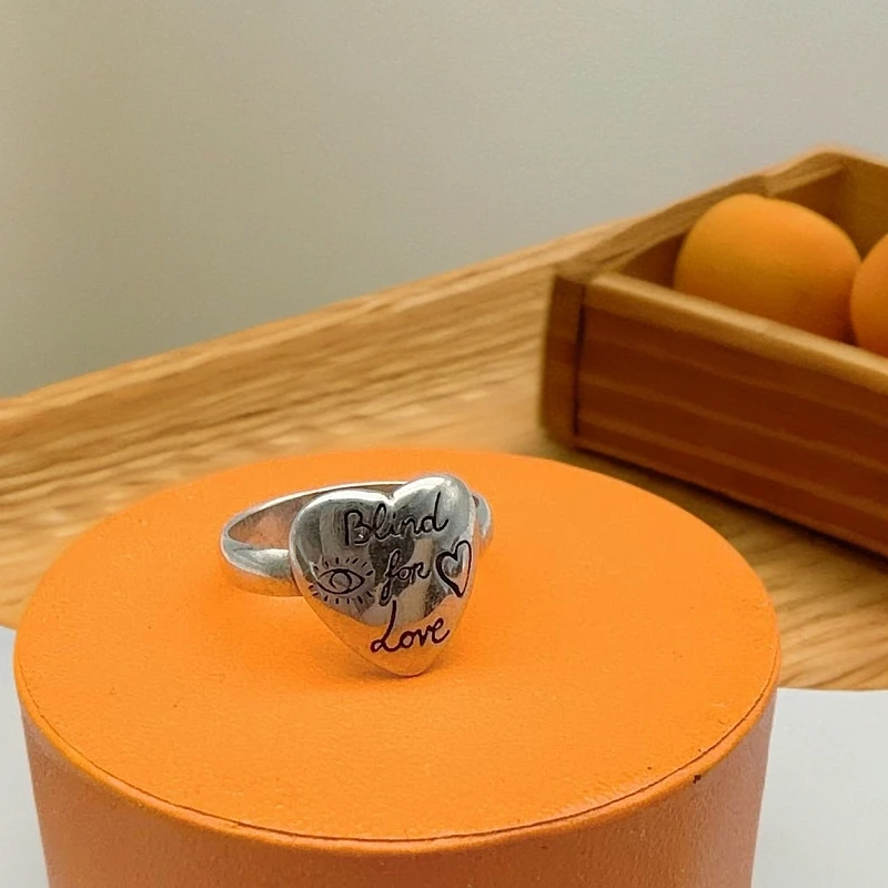 95新 GUCCI/古驰 纯银戒指 1131 8593