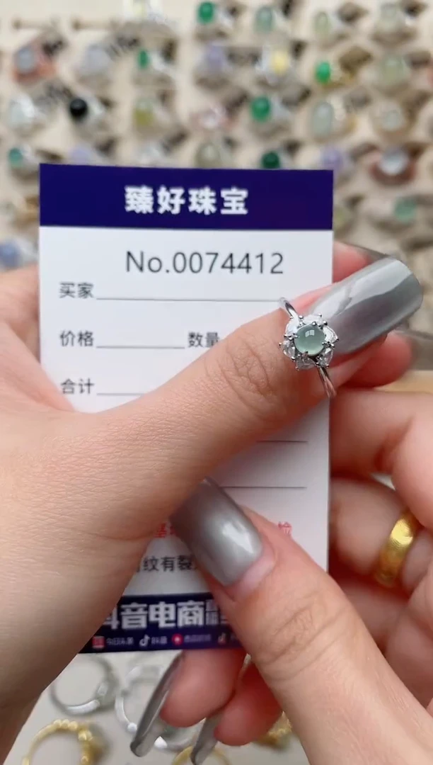 【闪购商品】翡翠戒指银S925镶嵌...........