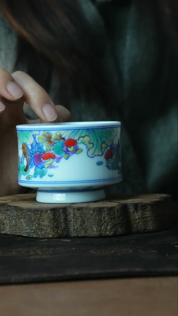 【闪购商品】杯景德镇陶瓷善听