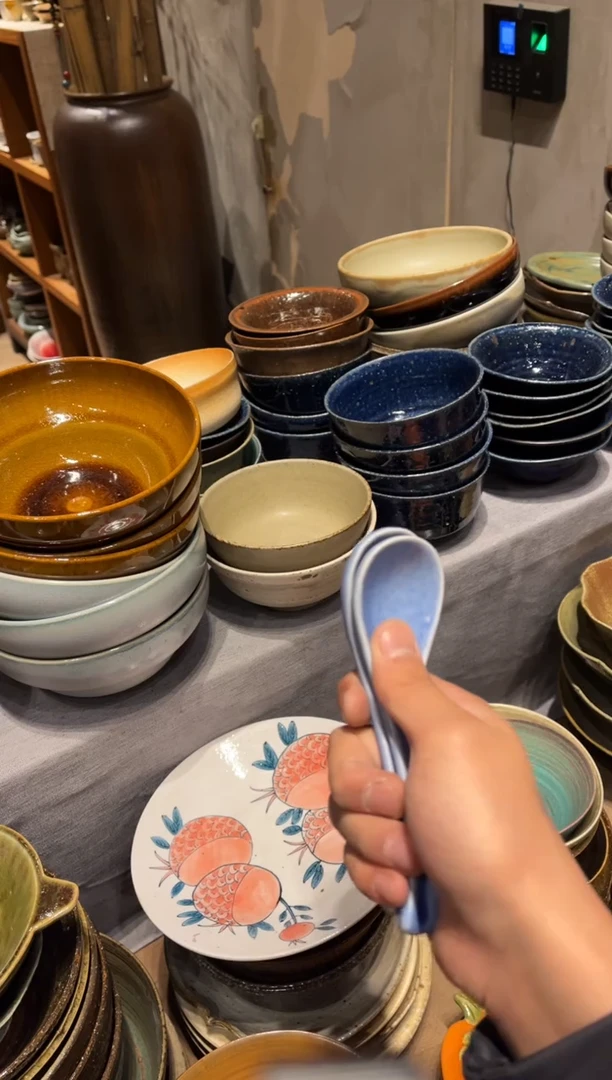 【闪购商品】瓷片328    微瑕汝蓝小勺2个