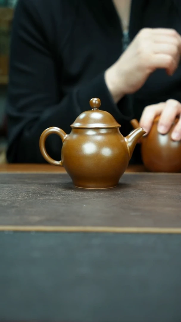 杯景德镇紫金釉秋水壶