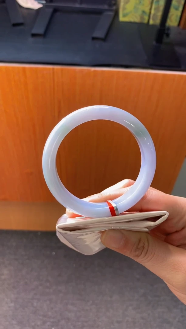 未镶嵌手镯翡翠-C78 圈口57.7