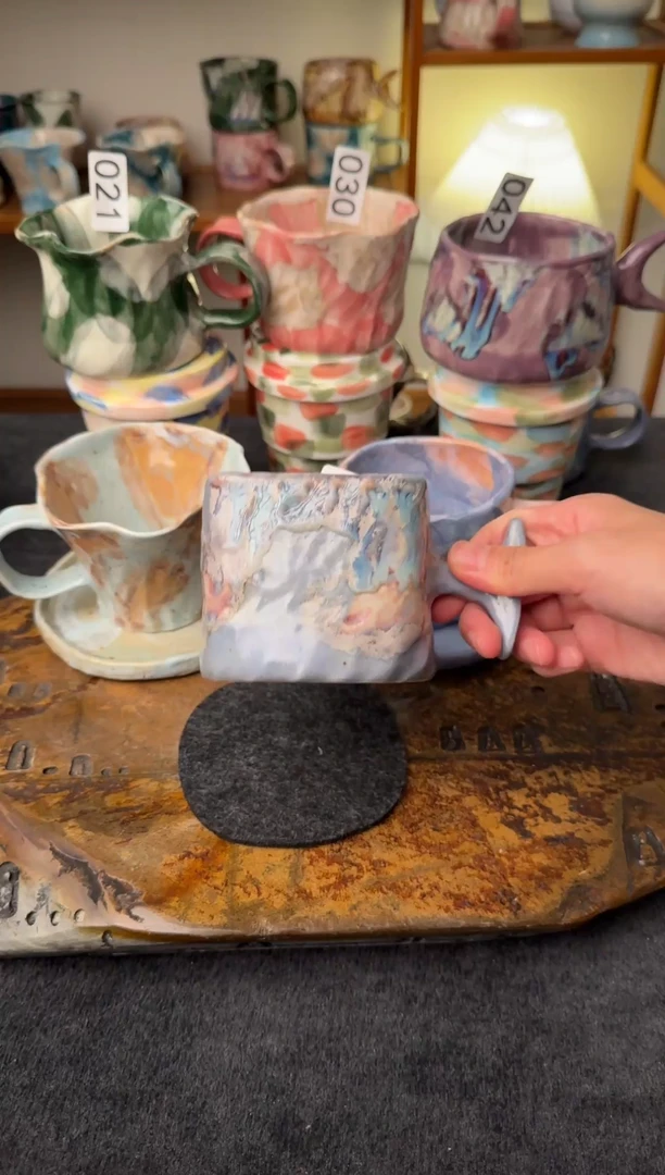 杯子044景德镇颜色釉杯杯