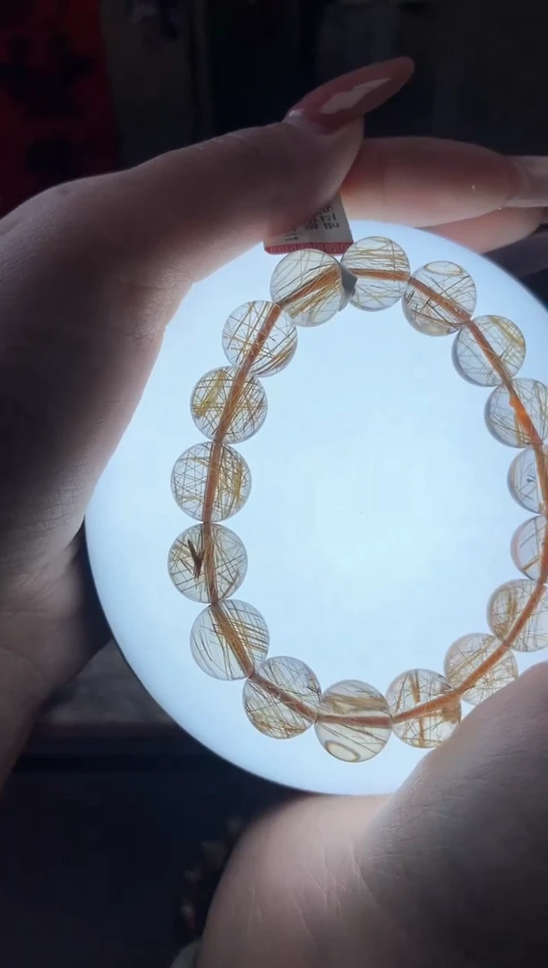 【闪购商品】水晶手串未镶嵌金发晶11m