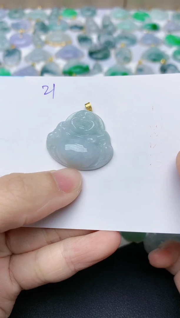 【闪购商品】翡翠颈饰未镶嵌天然翡翠A货