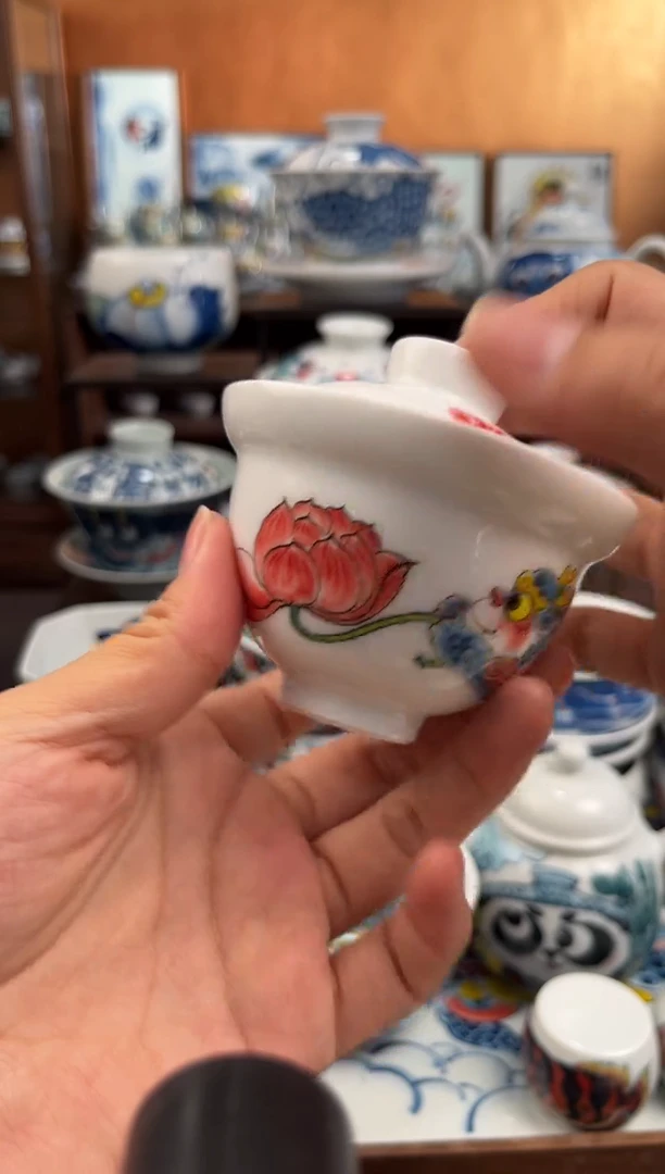 昨明貔貅盖碗直播间福利价