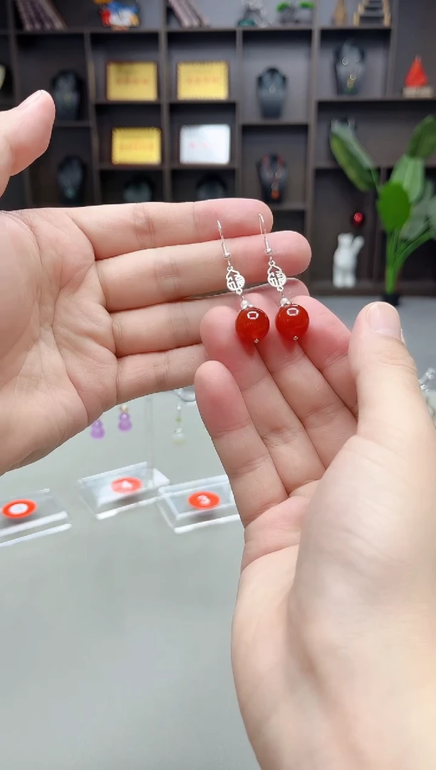 未镶嵌耳饰玛瑙/玉髓230000