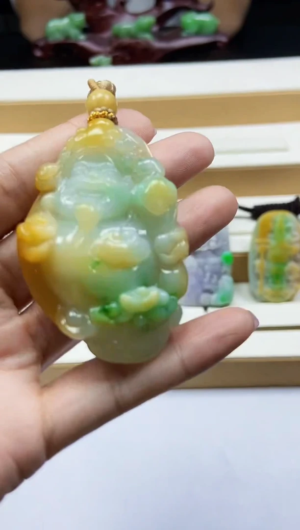 未镶嵌挂件翡翠翡翠A货