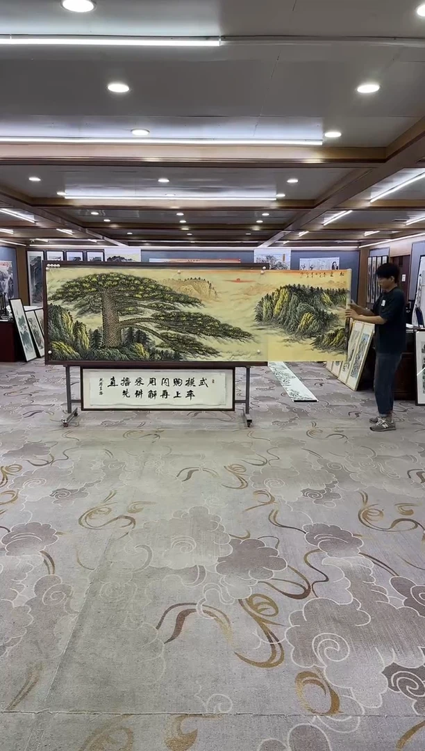 绘画绘画Y-王红兵-小丈二-山水画