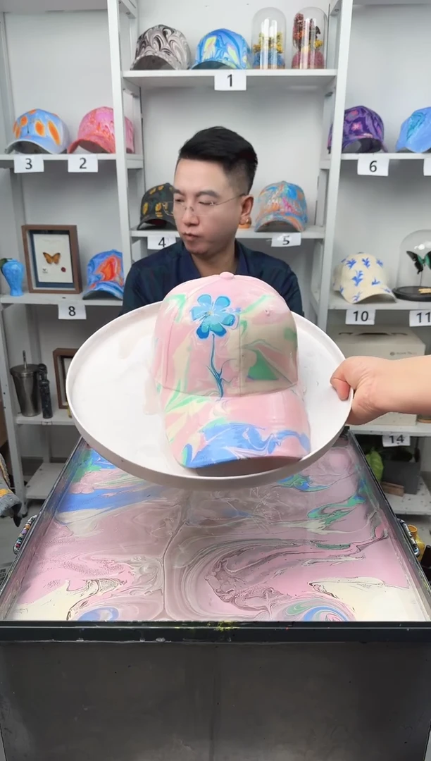 纯棉成人款小清新水拓帽