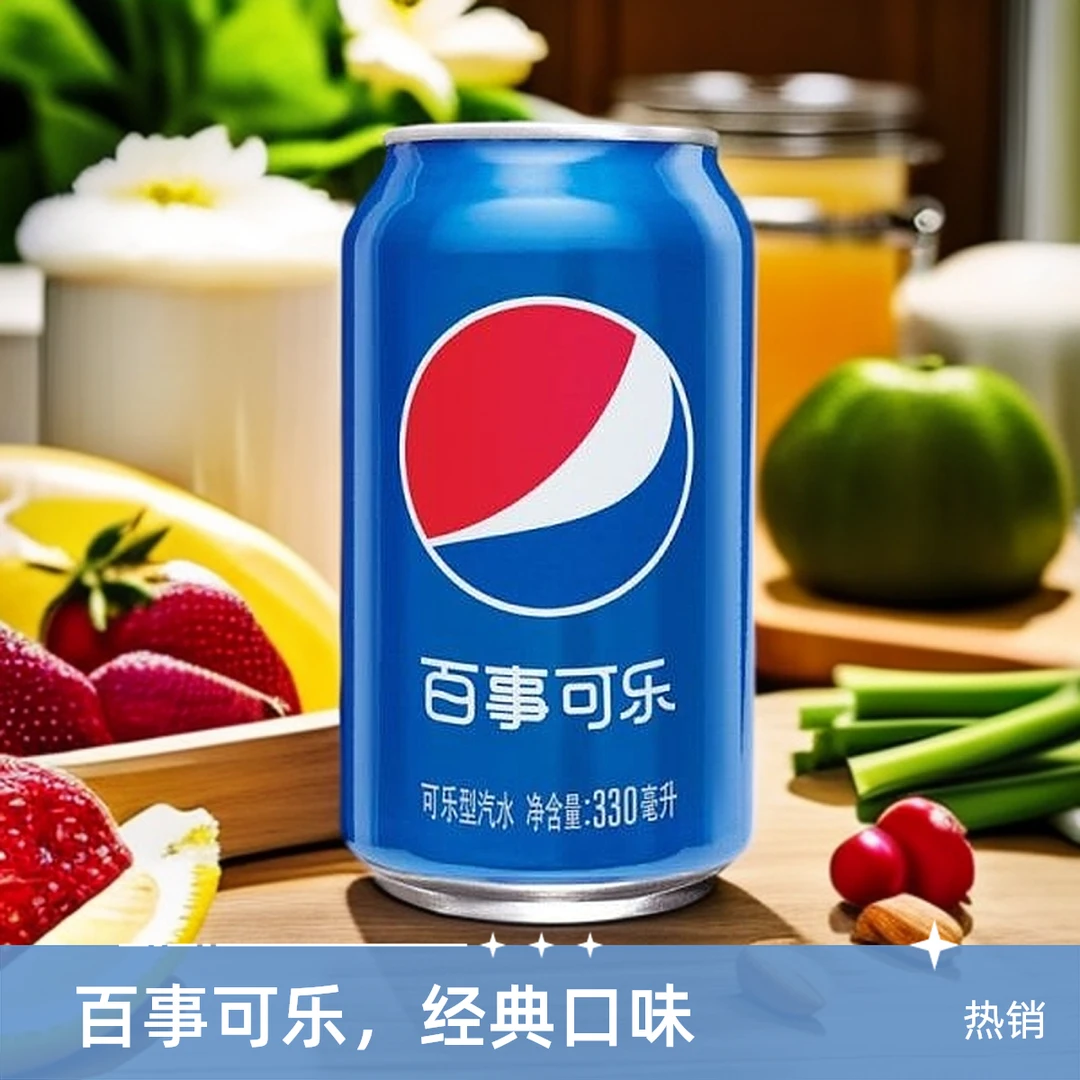 百事 百事可乐 330ml*24罐/箱