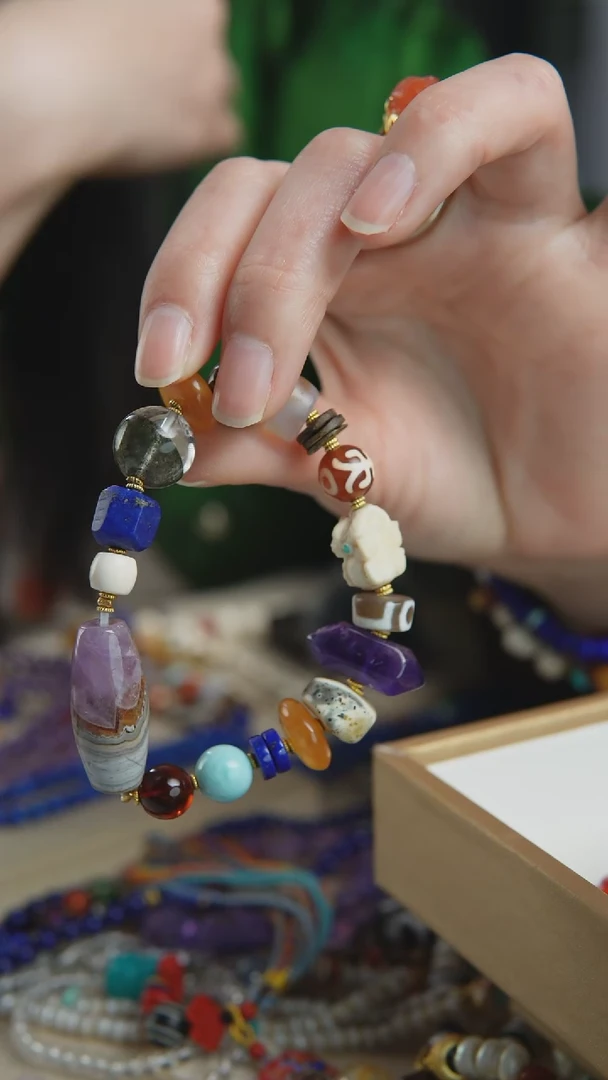 【闪购商品】水晶手链未镶嵌多宝手串