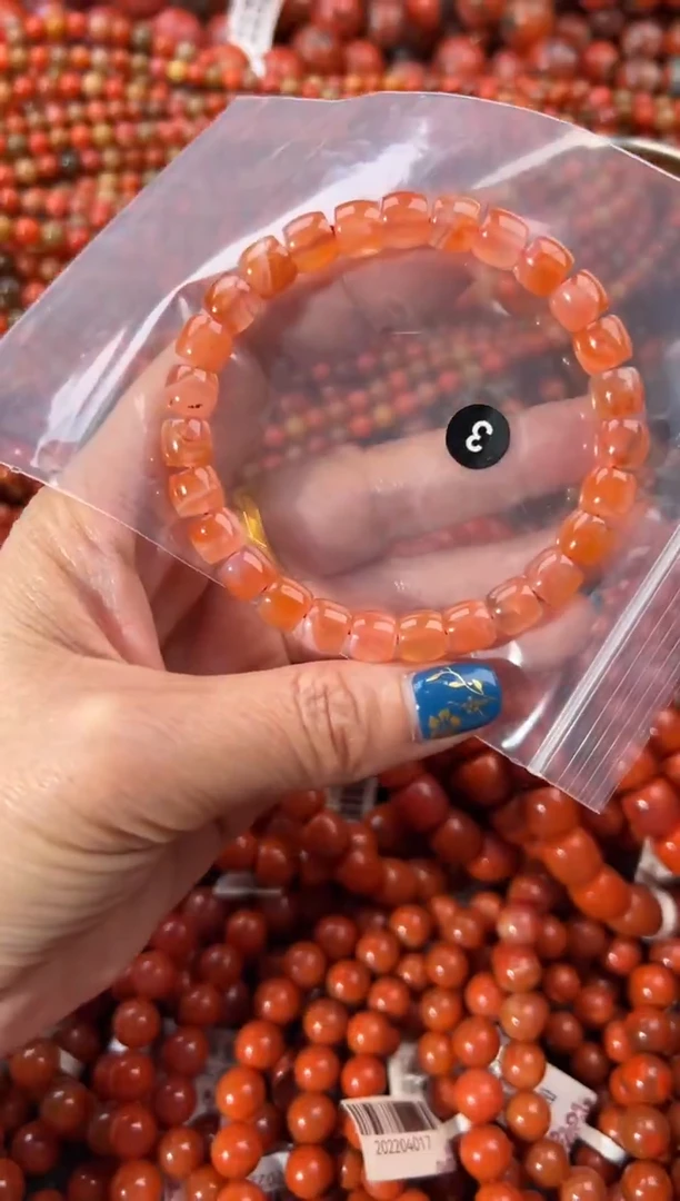 未镶嵌手串南红玛瑙8+