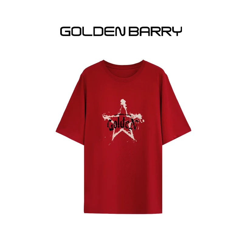 GOLDENBARRY|201903女装星星印花T恤
