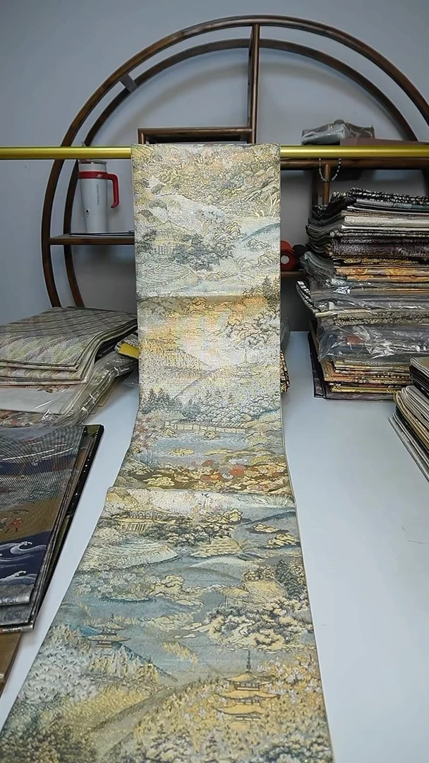 织绣95西阵织六通风景