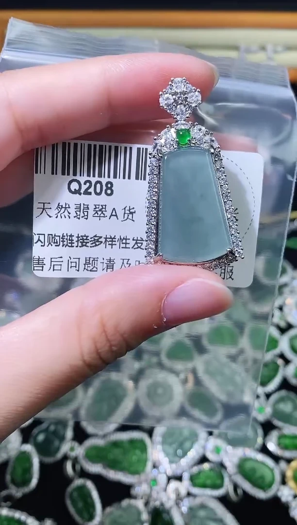 翡翠未镶嵌颈饰精美翡翠-多样性只发一件Q208