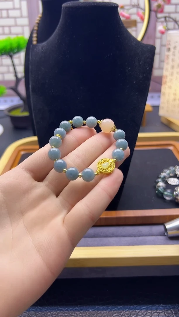 【闪购商品】翡翠颈饰14K金镶嵌S15