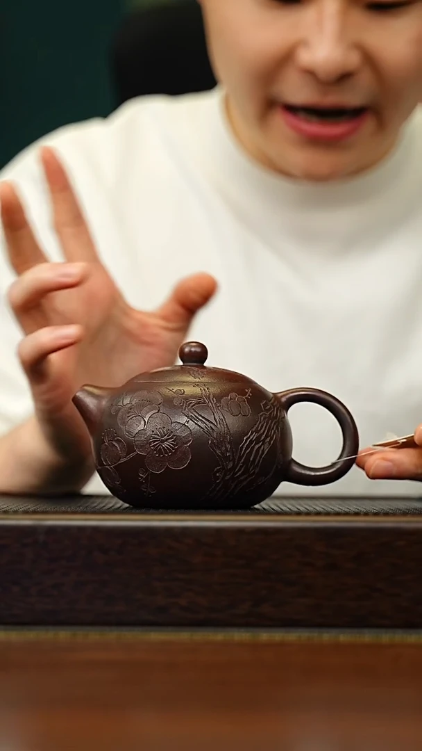 茶壶紫砂宜兴原矿 半手工 紫砂壶容量260CC