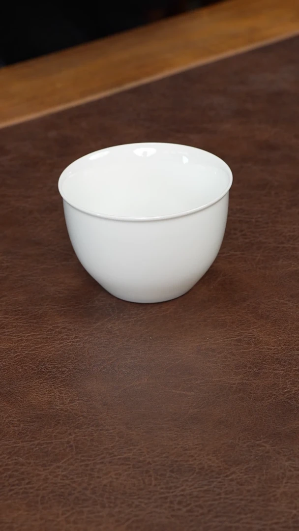 景德镇白胎缸杯杯