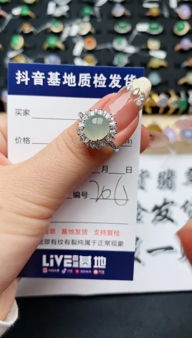 【闪购商品】翡翠戒指银S925镶嵌..........