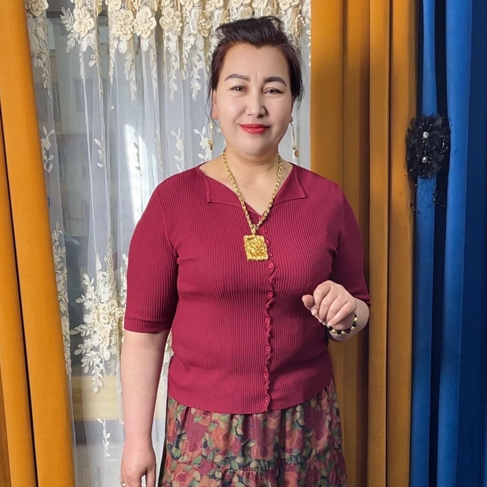 常规款短袖春夏薄款常规毛针织衫上衣显瘦百搭女装针织衬衫