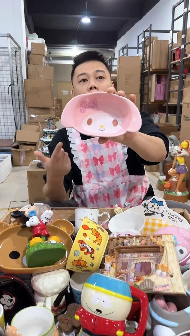 瓷片小号原盒美乐蒂深碗