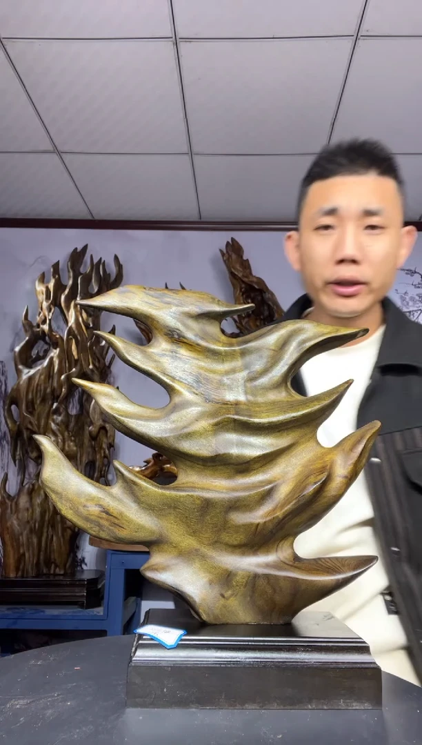 金丝楠木雕款硅***工金丝楠木工艺品摆件