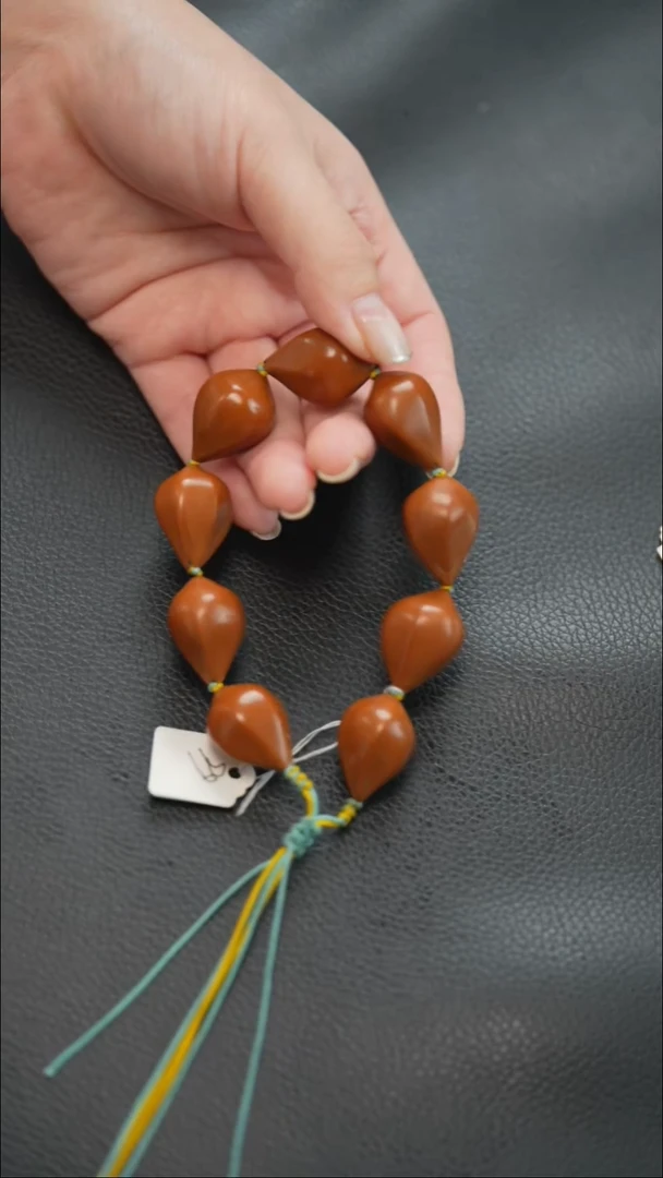 手串/手链橄榄核永恒--1.7精抛水滴9籽