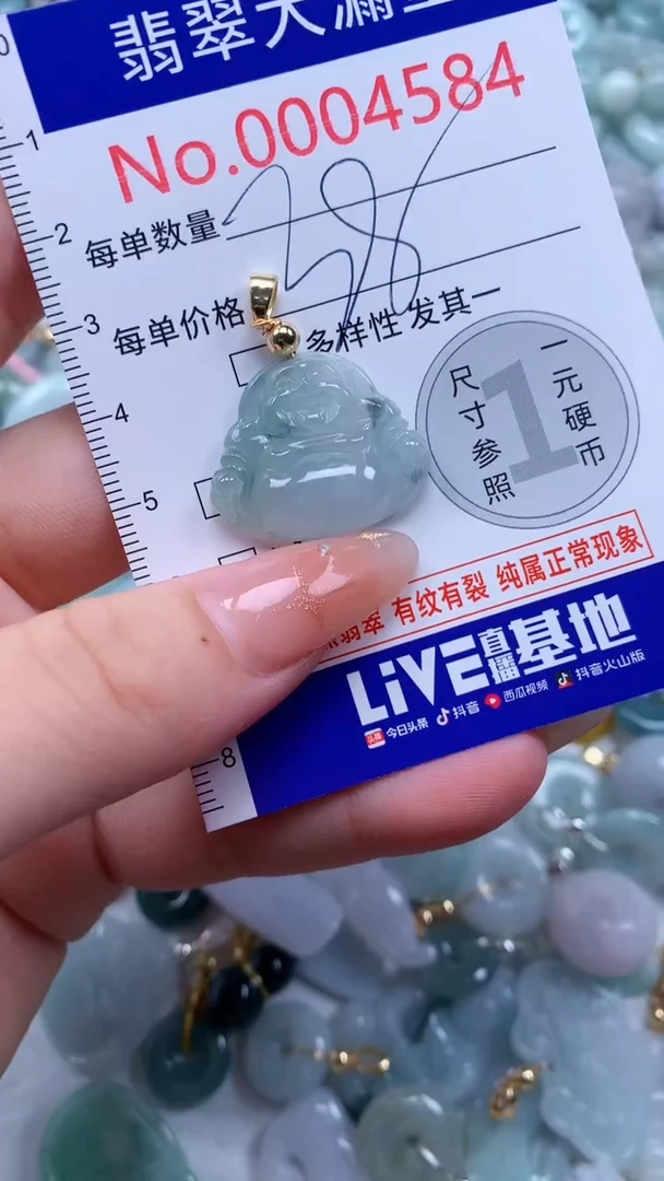 翡翠未镶嵌吊坠(不含链)4584