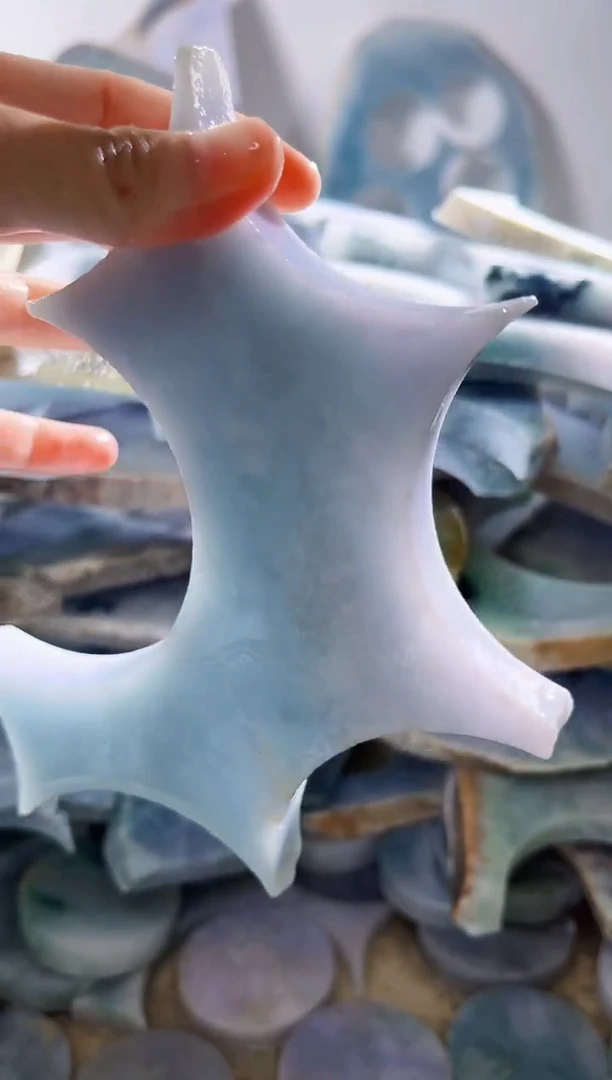翡翠裸石缅甸翡翠A货柠6978