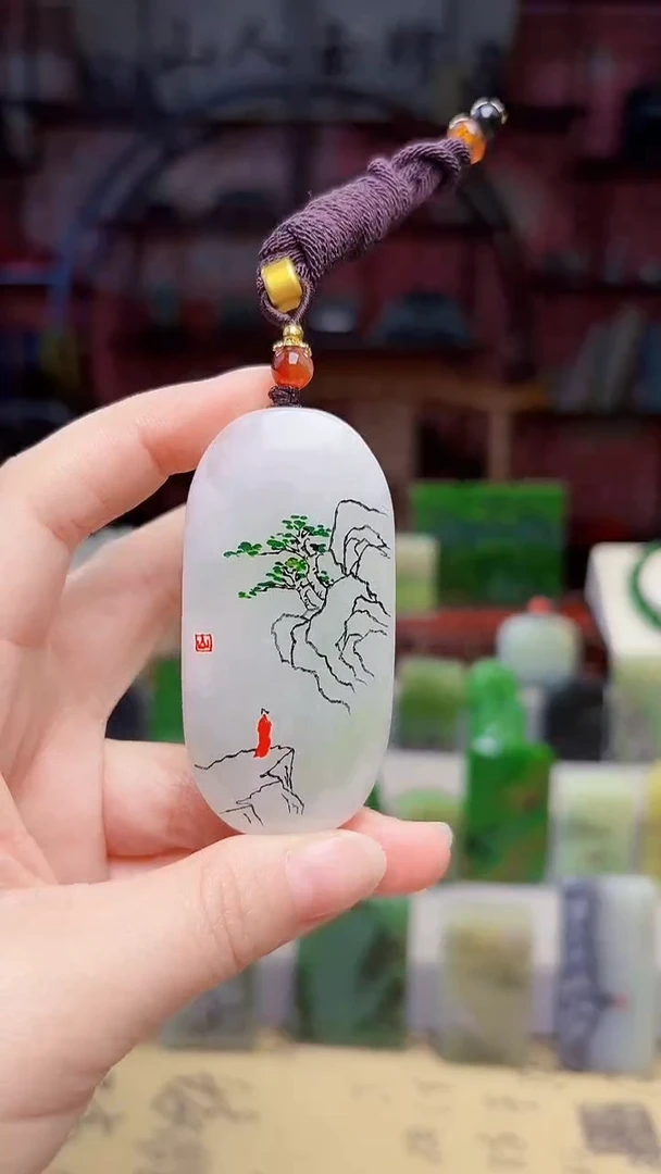 未镶嵌独山玉颈饰100