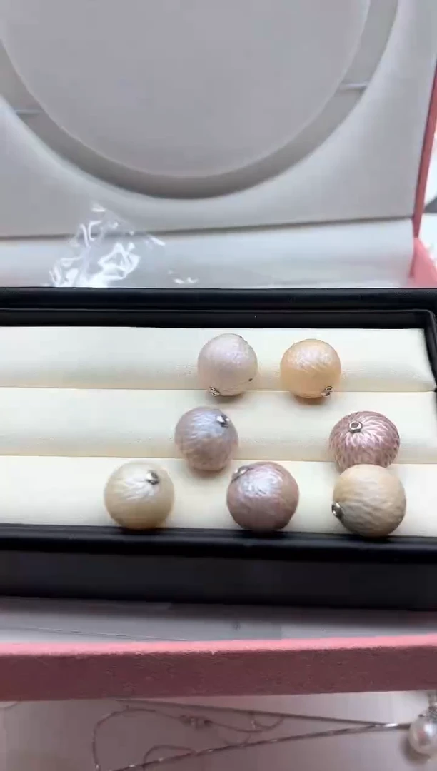 淡水珍珠银S925镶嵌吊坠(不含链)多样性发其一