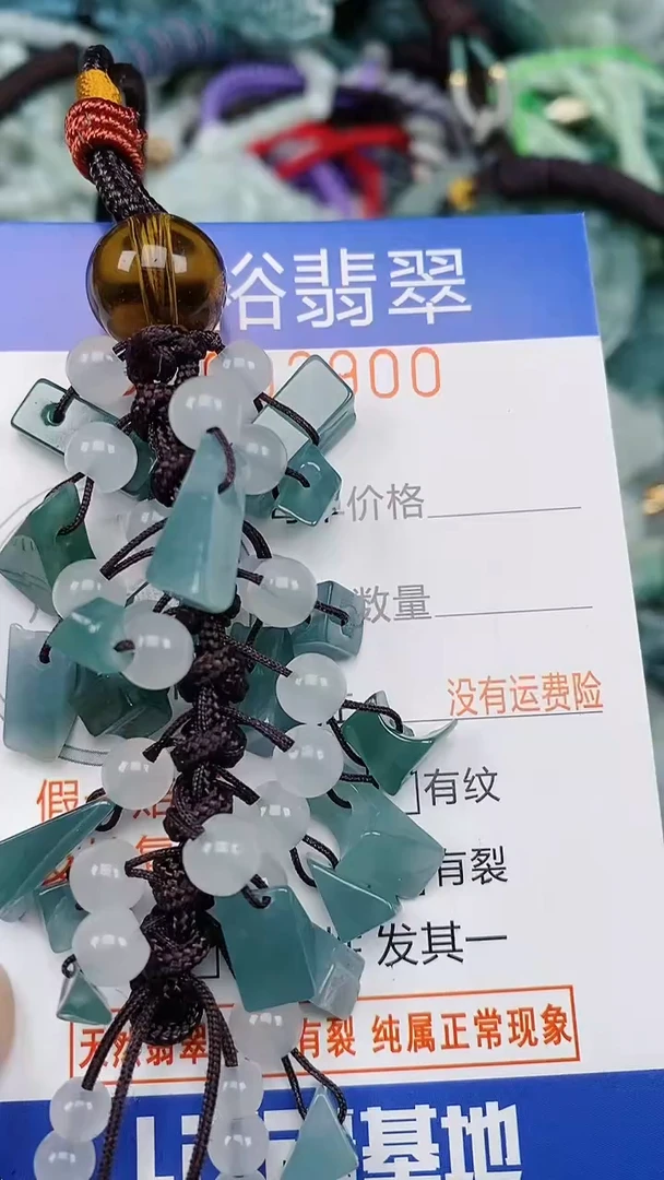 翡翠未镶嵌颈饰...0002900
