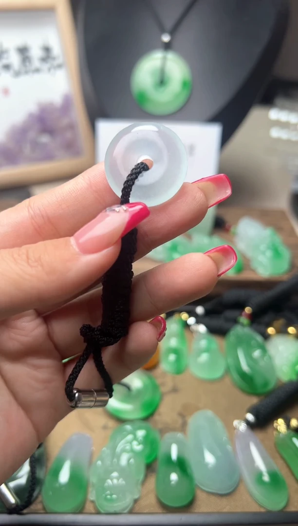 颈饰未镶嵌翡翠所见即所得，一图一物