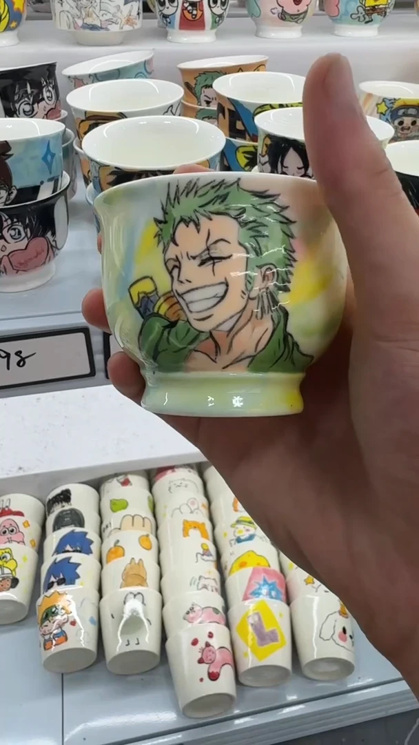 高温釉下彩纯手工手绘陶瓷
