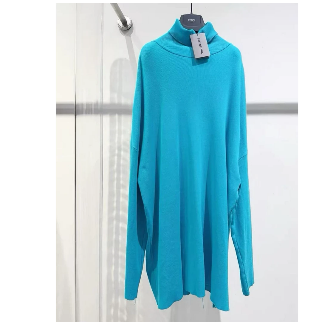 未使用 Balenciaga/巴黎世家 双双臻选/vv02724/毛衣裙/2码