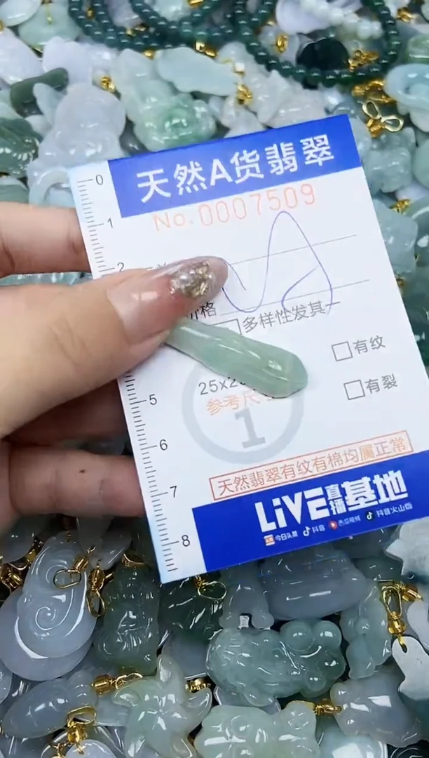 翡翠未镶嵌颈饰天然A货翡翠