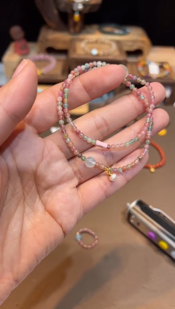 【闪购商品】碧玺手链未镶嵌手饰@@F4476