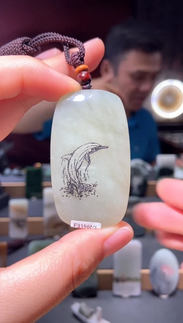 和田玉未镶嵌挂件yc