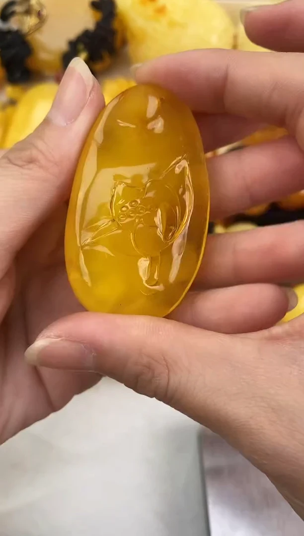 裸石琥珀未镶嵌天然琥珀蜜蜡